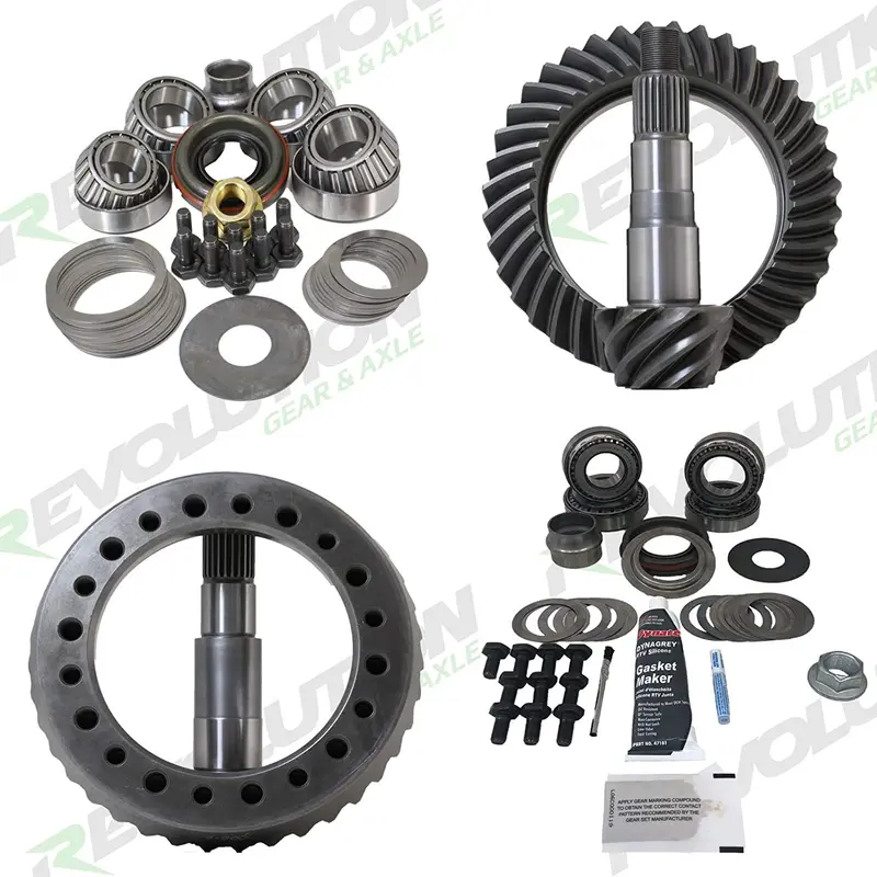 Revolution Gear & Axle - Ford F-150 & Bronco 1993-1996 Gear Package (8.8-D44ifs) Front & Rear 4.56 Gears And Master Install Kits 1