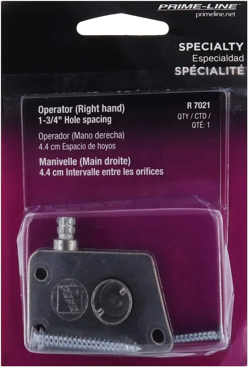 Right Hand Rv Window Slant Sill Operator 1-3/4" Screw Holes (Right) 1