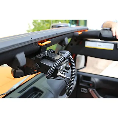 Rugged Ridge 11503.95 Radio Mounting Bracket, Cb; 07-18 Jeep Wrangler Jk 1