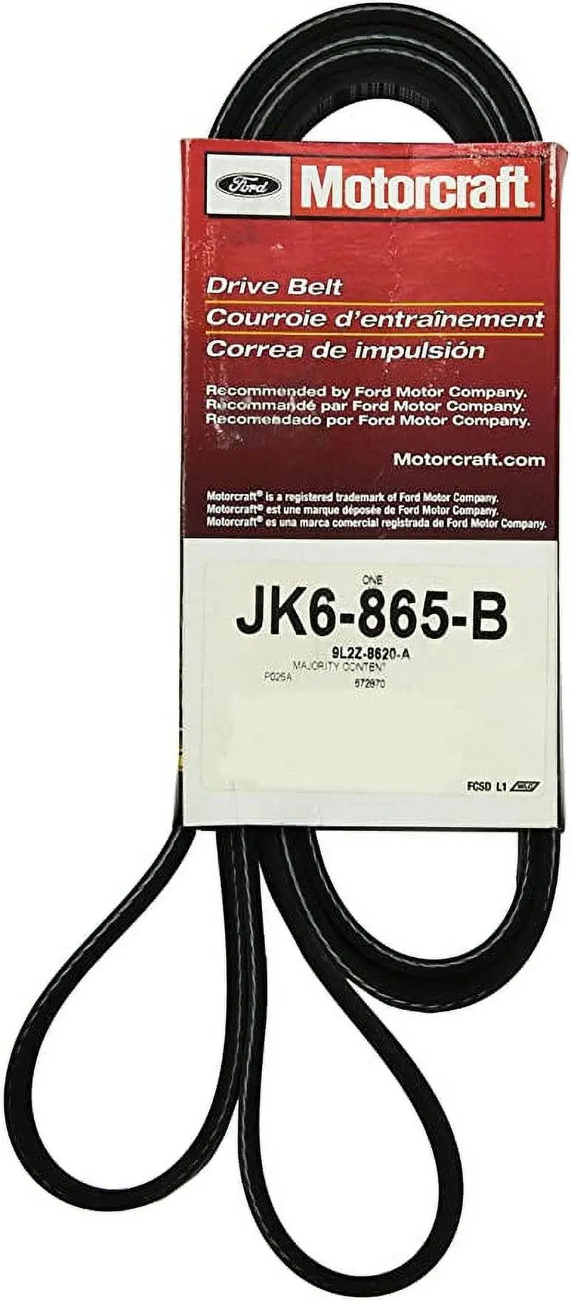 Serpentine Belt Jk6-865-B 1