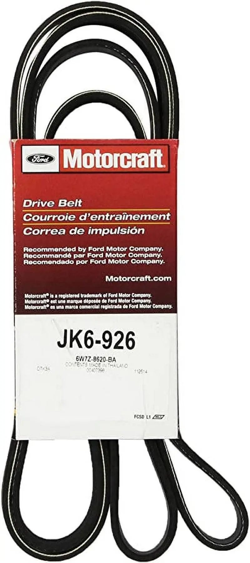 Serpentine Belt Jk6-926 1
