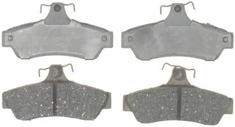 Silver 14D1048c Ceramic Rear Disc Brake Pad Set With Wear Sensor 2