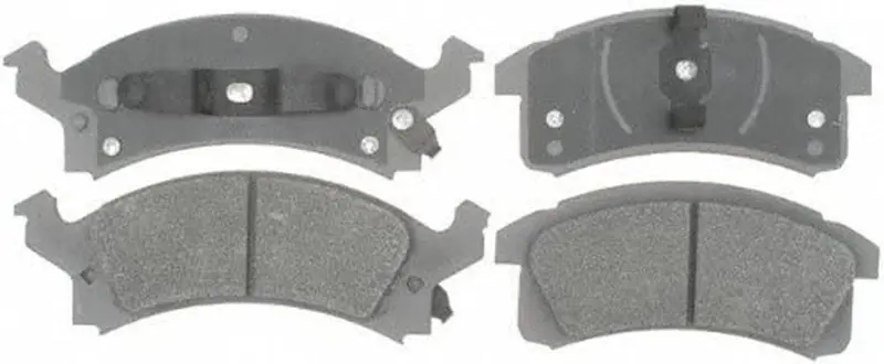 Silver 14D506m Semi-Metallic Front Disc Brake Pad Set With Wear Sensor 2