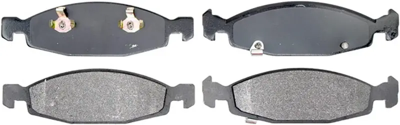 Silver 14D790m Semi-Metallic Front Disc Brake Pad Set With Wear Sensor 1