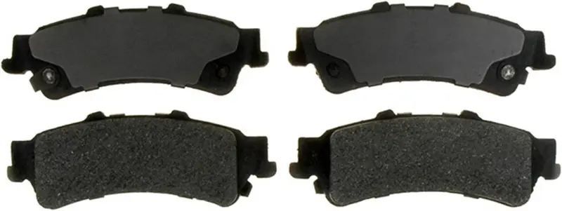 Silver 14D792m Semi-Metallic Rear Disc Brake Pad Set With Wear Sensor 1