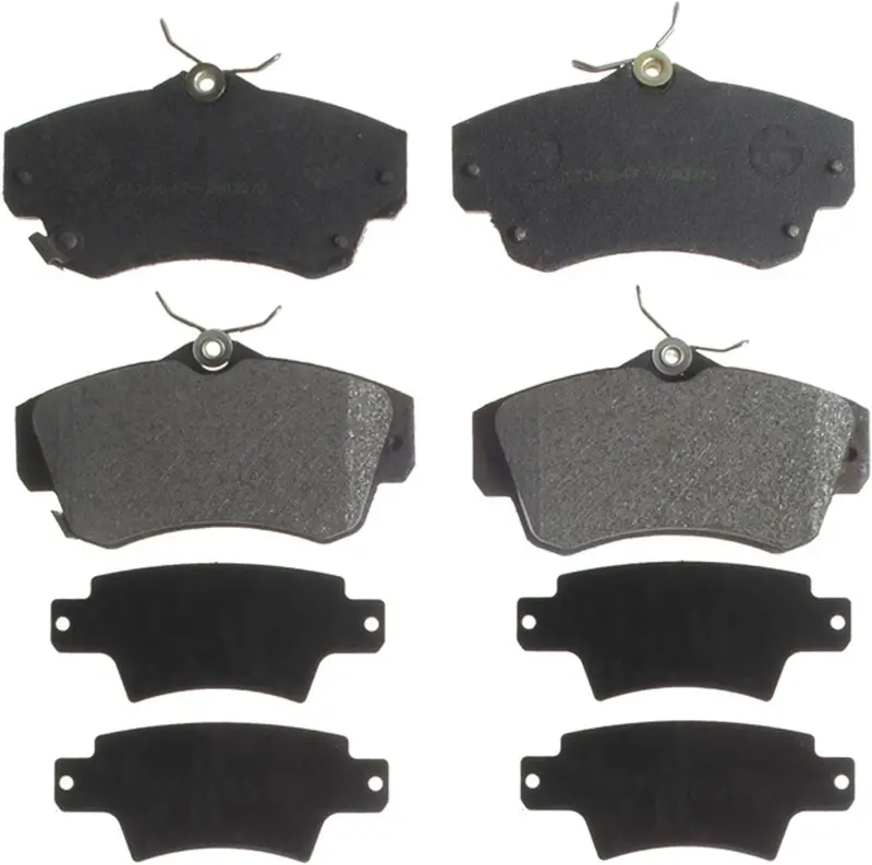 Silver 14D841m Semi-Metallic Front Disc Brake Pad Set With Wear Sensor 1