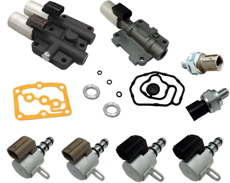 Sins - Accord Odyssey Pilot Tl Cl Mdx Transmission Solenoid Kit 28250-P6h-024 28250-P7w-003 28400-P6h-013 28500-P6h-013 28600-Rke-004 28610-Rke-004 (1) 1