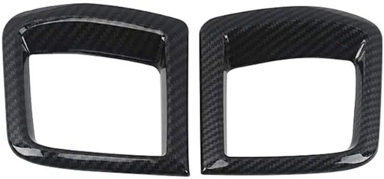 Sosjad Carbon Fiber Style Air Conditioner Outlet Trim Cover Control Air Vent Decor,For Volvo Xc60 2018 2019 2020 1