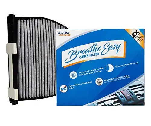 Spearhead Premium Breathe Easy Cabin Filter, Up To 25% Longer Life W/Activated Carbon (Be-934) 1