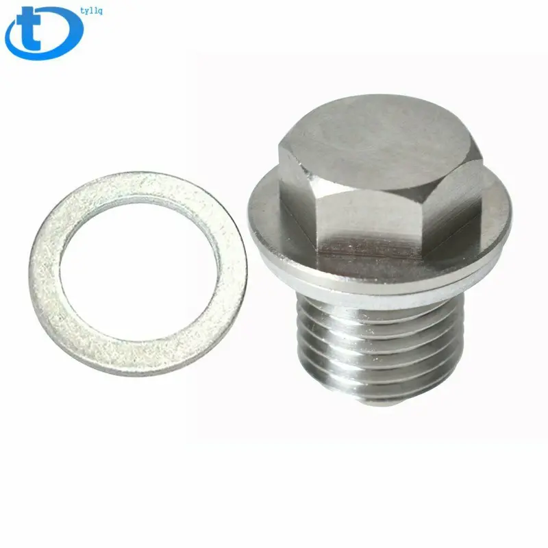 Stainless Steel Oil Drain Plug With Neodymium Magnet (M14 X 1.5 Mm) 1