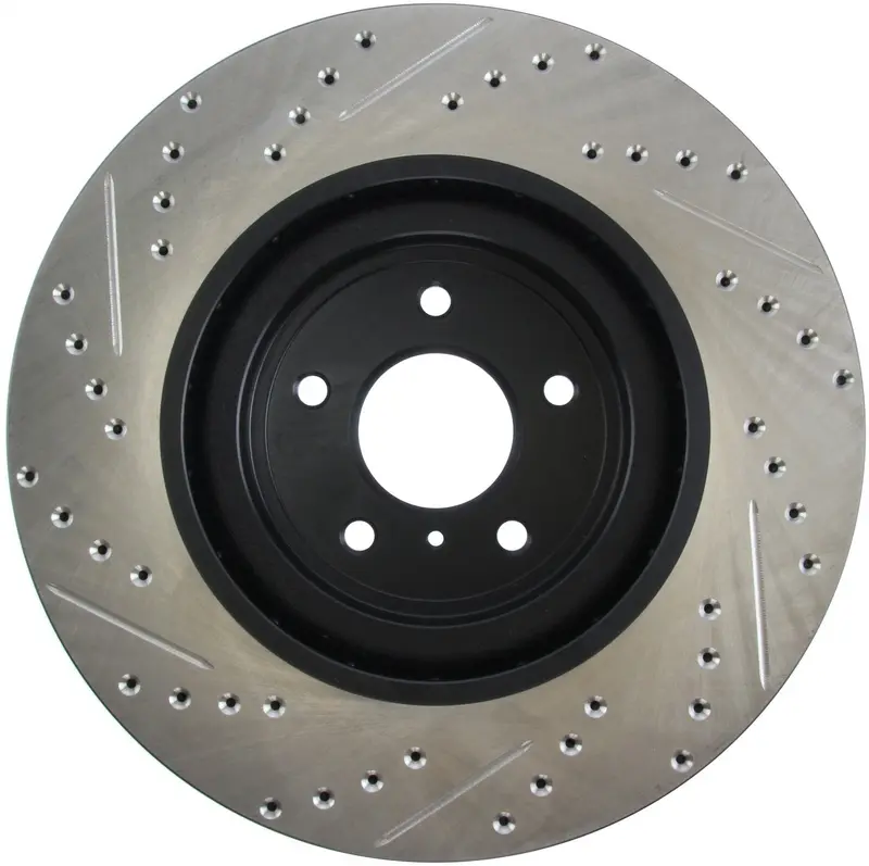 Stoptech 127.42100L Sport Drilled/Slotted Brake Rotor (Front Left), 1 Pack 2