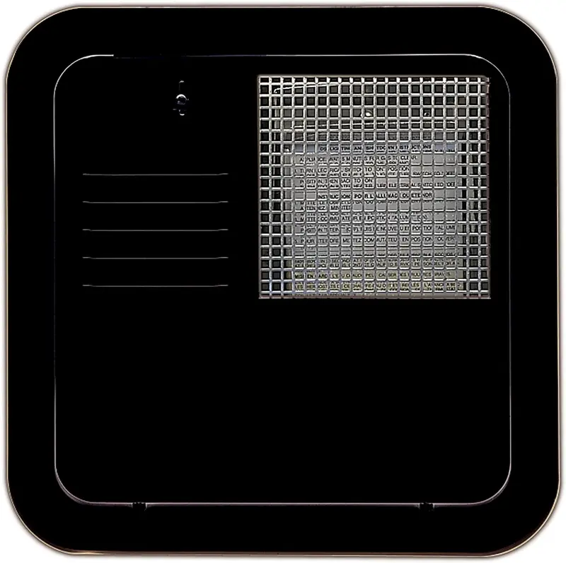 Suburban 6259Aeb Water Heater Access Door For 10 Gallon Water Heater - Black 1