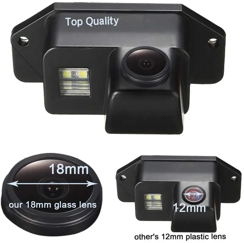 Super Hd Vehicle Camera 1280X720 Pixels 1000 Tv Lines Color Ccd Waterproof Vehicle Car Rear View Backup Camera, 170° Viewing Angle Reversing Camera For Mitsubishi Lancer Evolution 2007-2014 1