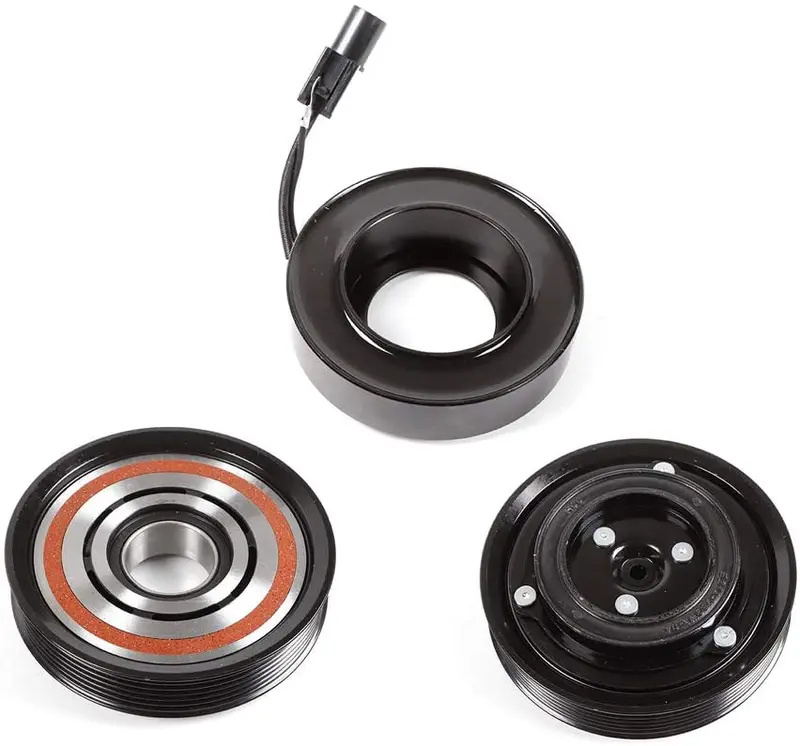 Tbvechi A/C Ac Compressor Clutch Kit Pulley Coil Plate Fit For 2006-2009 Kia Sedona 3.8L Hs20 1