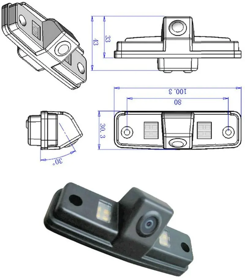 Thecoolcube Ccd Chip Car Back Up Rear View Reverse Reversing Parking Camera For Subaru Forester Outback Impreza Sedan 1