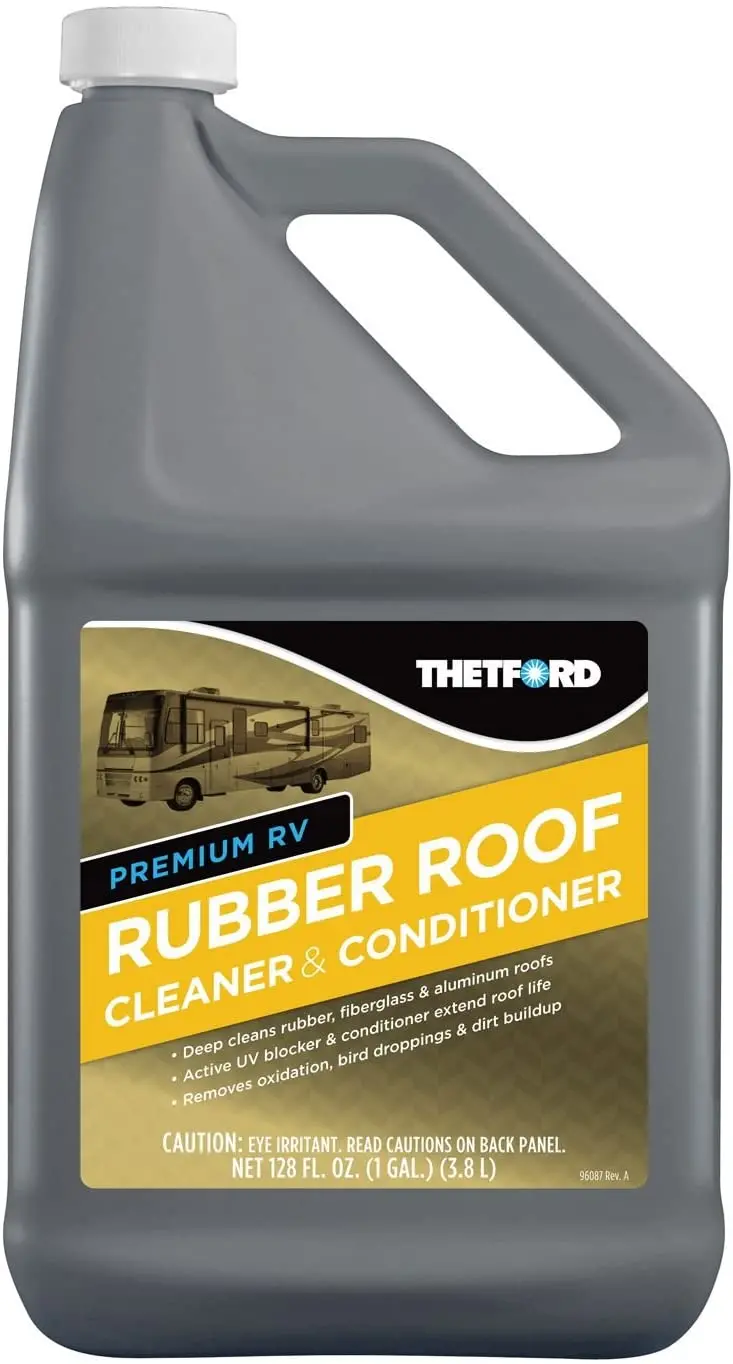 Thetford 32513 Rv Trailer Camper Cleaners Rubber Roof Cleaner & Conditioner 1 Gallon 1