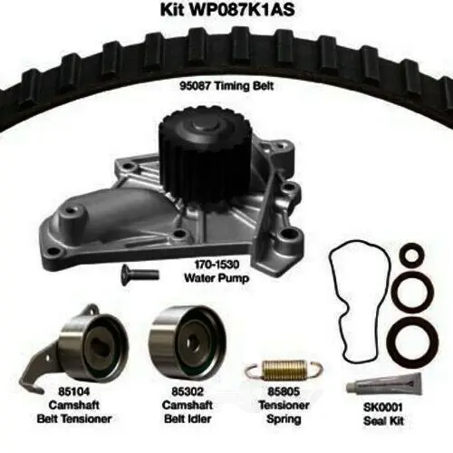 Timing Belt Kit W/ Water Pump -Dayco Wp087k1as- Timing Sets 1