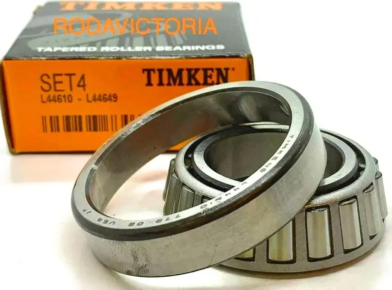 Timken Set 4,L44649 & L44610 One Cup & One Cone Set Free Usa Shipping New Set4 1