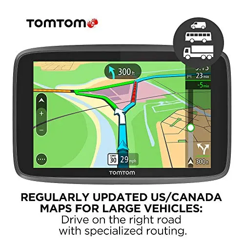 Tomtom Trucker 620 6-Inch Gps Navigation Device For Trucks With Wi-Fi Connectivity, Smartphone Services, Real Time Traffic And Maps Of North America 2