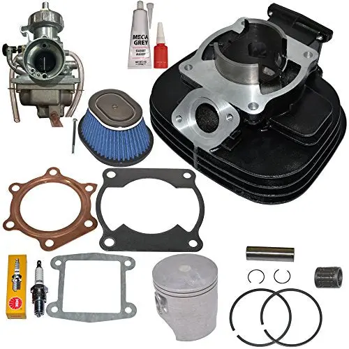 Top Notch Parts Cylinder Carburetor Air Filter Cleaner Top End Kit Set Fits Yamaha Blaster 200 Yfs200 1