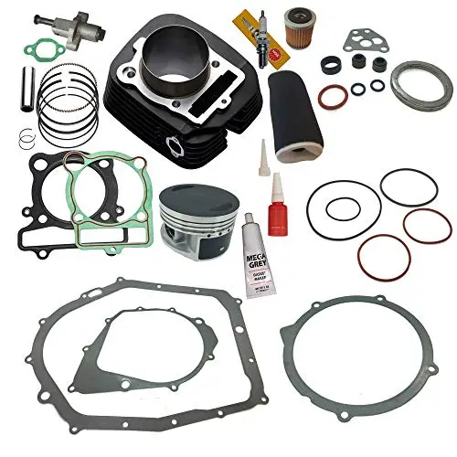 Top Notch Parts Cylinder Piston Gasket Top Oil Air Filter End Kit Set Fits Yamaha Bruin 350 2004 2005 2006 1