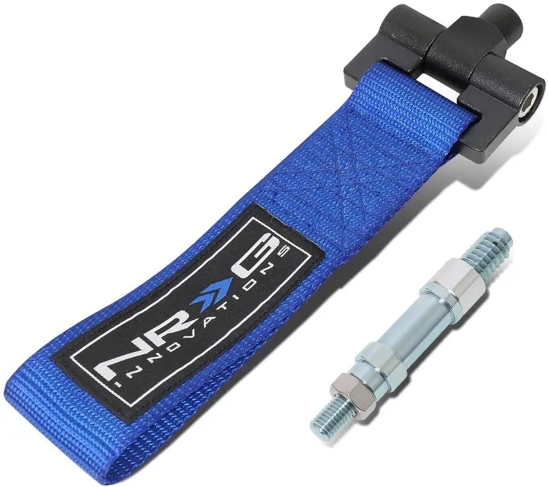 Tow-A4bl Front Bumper Nylon Tow Hook Strap Belt Replacement For Audi A5 S5 A4 S40 8-19 /A3 S3 15-19 1