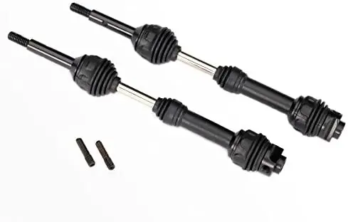 Traxxas 6852R Rear Steel-Spline Constant-Velocity Drive Shafts (Pair) 1