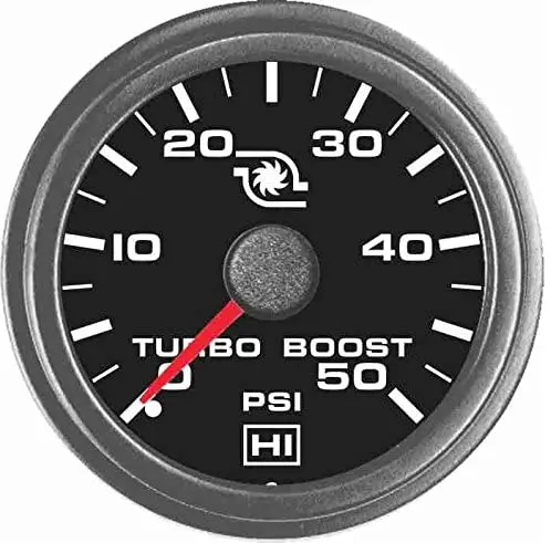 Truckmeter Hewitt 102Tm5005 Universal Turbo Boost Gauge Kit - 50 Psi 1
