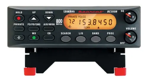 Uniden Bc355n 800 Mhz 300-Channel Base/Mobile Scanner, Close Call Rf Capture, Pre-Programmed Search “Action” Bands To Hear Police, Ambulance, Fire, Amateur Radio, Public Utilities, Weather, And More, Black 1