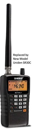 Uniden Bc75xlt, 300-Channel Handheld Scanner, Emergency, Marine, Auto Racing, Cb Radio, Noaa Weather, And More. Compact Design. (New Replacement Model, Replaced By Uniden Sr30c Bearcat) 1