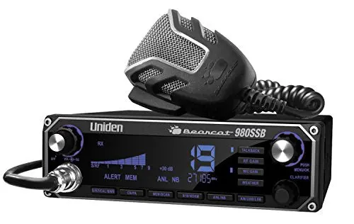 Uniden Bearcat 980 40- Channel Ssb Cb Radio With Sideband Noaa Weatherband,7- Color Digital Display Pa/Cb Switch And Noise Cancelling Mic, Wireless Mic Compatible 1