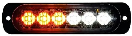 United Pacific 36926B 6 High Power Led Dual Color Warning Light 1