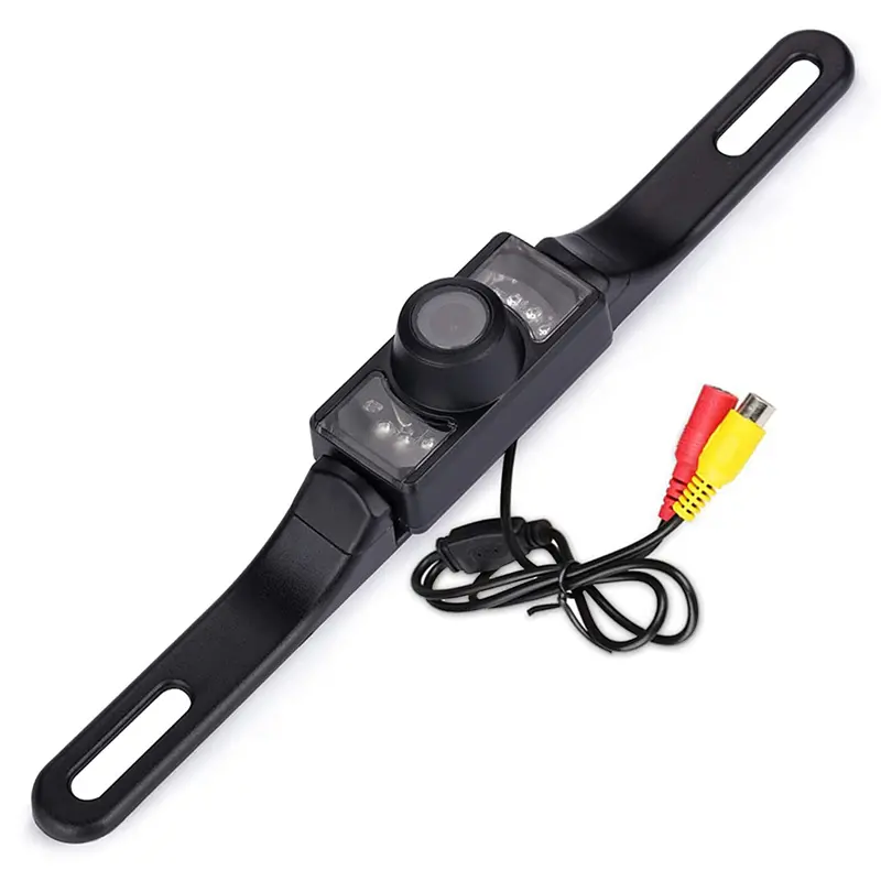 Vehicle Backup Camera, Car Rear View Camera Waterproof High Definition Color Wide Viewing Angle License Plate Car Camera With 7 Infrared Night Vision 1