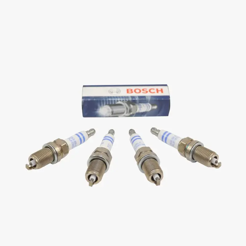 Volkswagen Spark Plugs Plug Set Double Platinum Bosch Oem 101905631B (4Pcs) 1