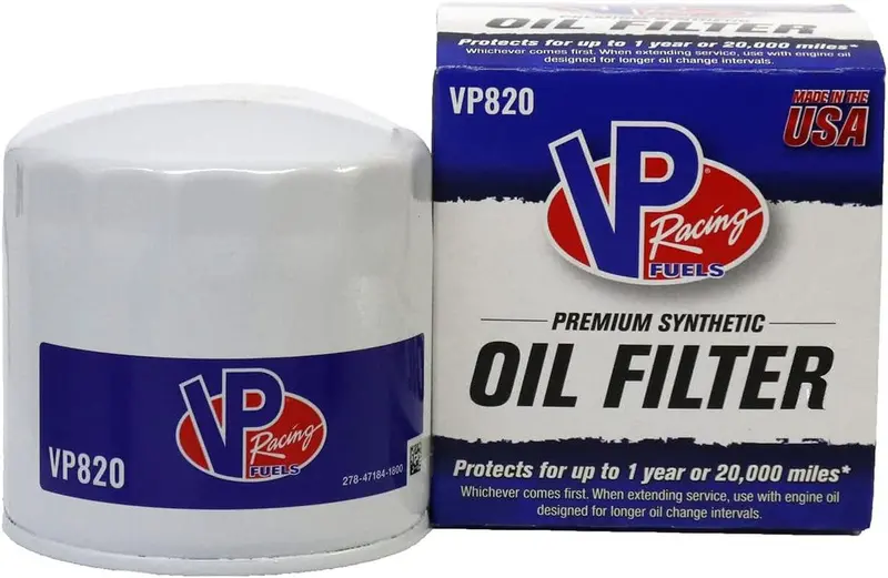Vp Racing 20,000 Mile Premium Full Synthetic Oil Filter, Vp820, For Ford, Mazda, Chrysler, Dodge 1