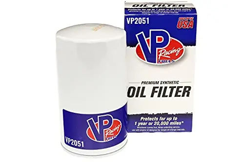 Vp Racing Vp2051 20.000 Mile Premium Filtro De Aceite Sintético Completo 1