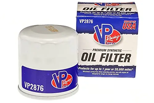 Vp Racing Vp2876 20,000 Mile Premium Full Synthetic Oil Filter 1