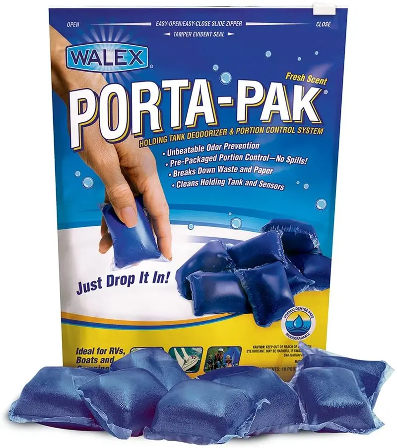 Walex Toi-91799 Porta-Pak Holding Tank Deodorizer Drop-Ins, Sunglow Scent (Pack Of 10) 1