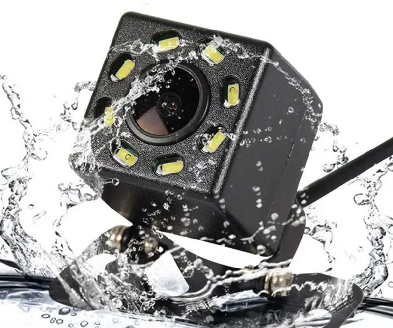 Waterproof Reversing Camera, Backup Camera For Car, Hd 8 Night Vision Rear View Camera, Suitable For 12V Wired Screen, 170° Wide Angle, Waterproof Ip68 1