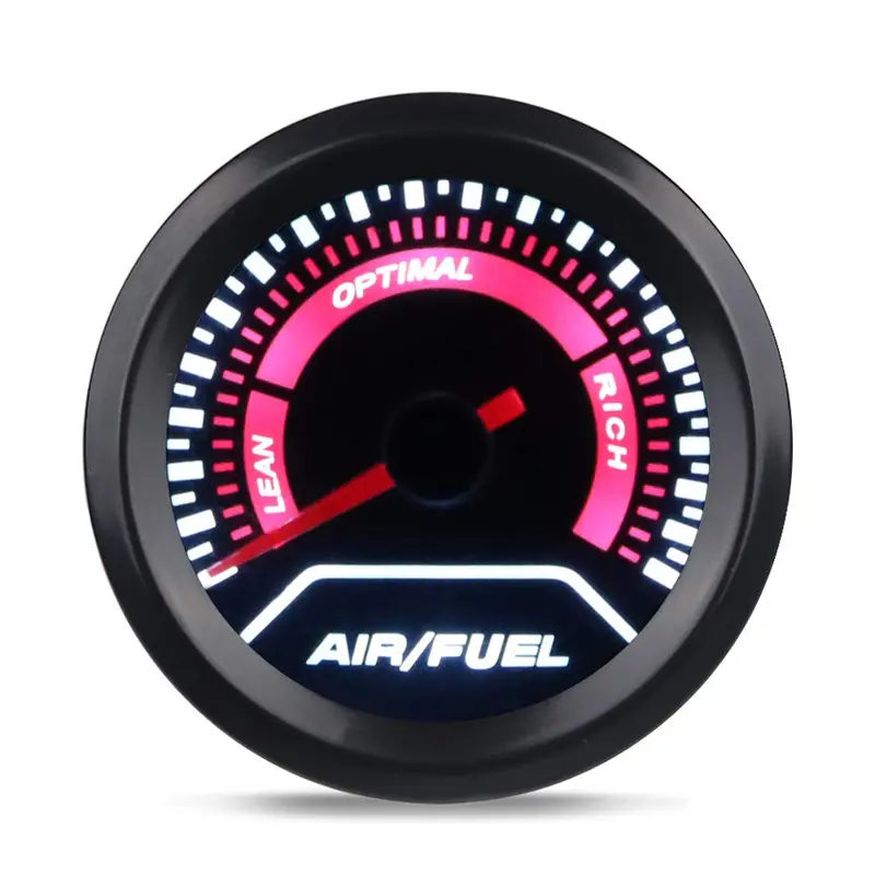 Waterwich Air/Fuel Ratio Afr Gauge Kit 2Inches 52Mm 12V Universal For Car Suv Vehicle Automotive 1