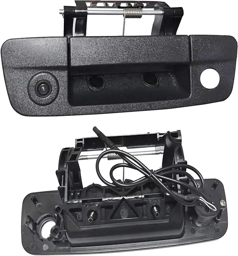 Weivision Tailgaters Replacement Black Tailgate Backup Reverse Handle Camera For Dodge Ram 1500 2009-2017 For Universal Rca Monitors 1