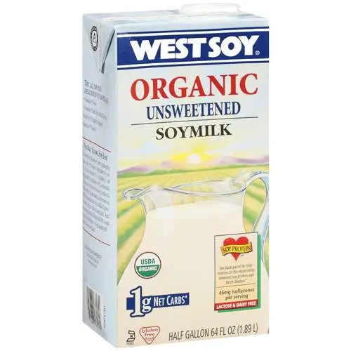 Westsoy Unsweetened Original Soymilk (8X64 Oz) 1