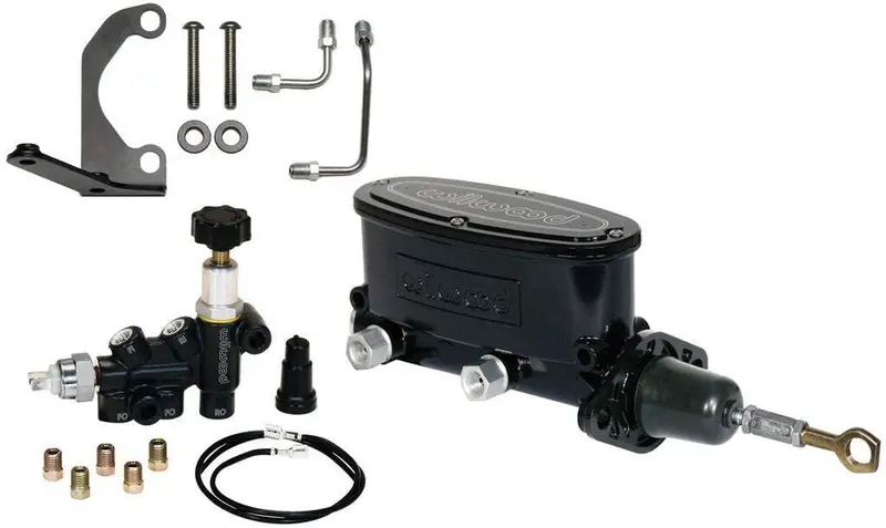 Wilwood Tandem Master Cylinder,Black,For 64-73 Mustang W/Proportioning Valve 1