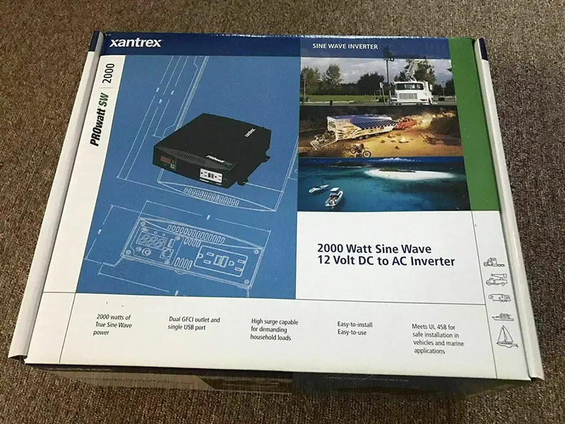 Xantrex 806-1220 Prowatt Sw 2000 Inverter - 1800W, True Sine Wave 1