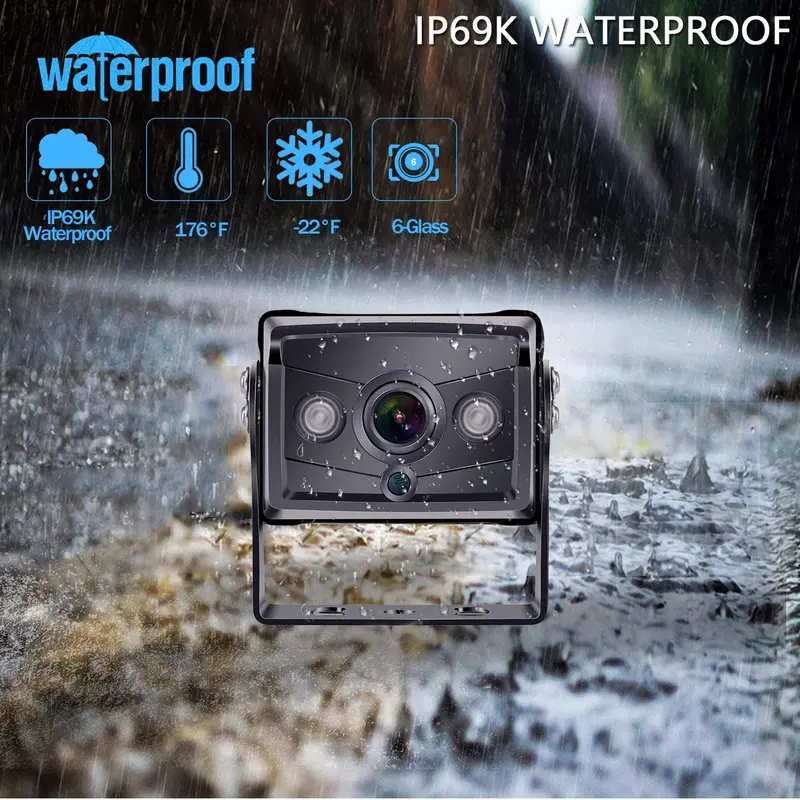 Yakry Y73 Digital Wireless Backup Camera For 5 Inch Monitor Compatible With Y22 Waterproof Ip69k 2