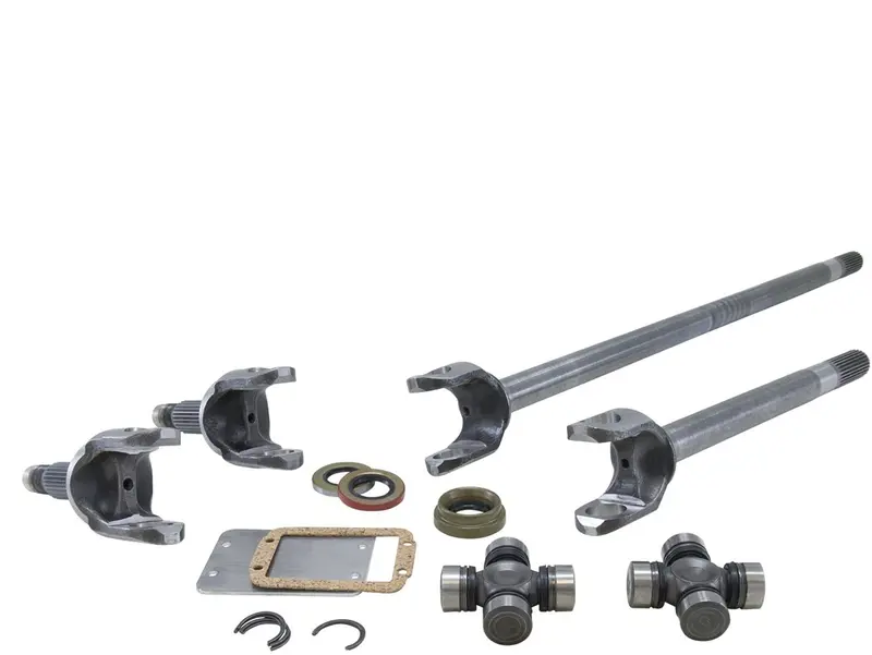 Yukon (Ya W24168) 4340 Chrome-Moly Replacement Axle Kit With Spicer Joint For Jeep Jk Rubicon 30-Spline Front Differential 1
