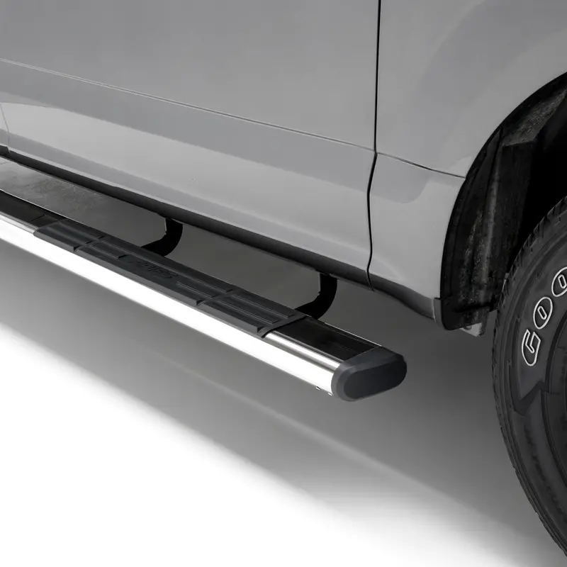 Aries Polished Stainless Steel Oval Side Bars – 6" X 85", Fits Select Dodge Ram 1500 (4444013) 1