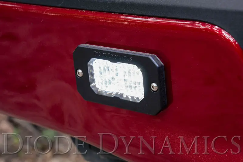 Diode Dynamics Dd6424S Stage Series 2-Inch Led Pod Light – Sport White Fog, Flush-Mount Abl 1