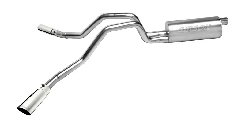Gibson 5665 Cat-Back Dual Exhaust System – Aluminized Steel, Aggressive Tone, Direct-Fit For Select Trucks 1