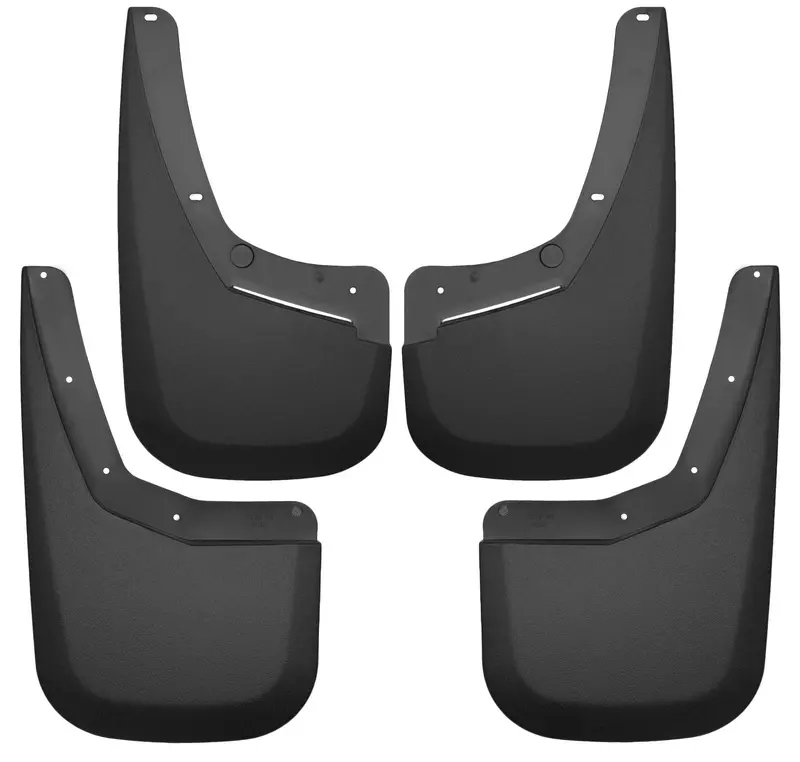 Husky Liners 56796 Front And Rear Mud Guard Set – All-Weather Splash Protection 1